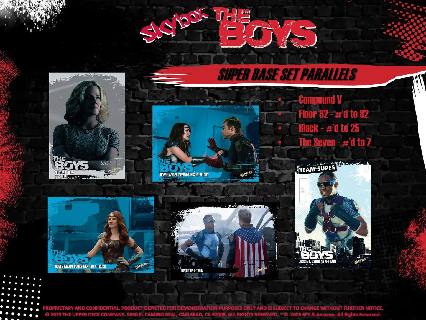 2025 Upper Deck Skybox The Boys Hobby Box - Entertainment Card Box