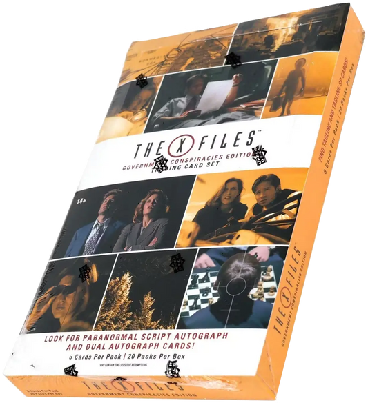 2025 Upper Deck The X-Files Government Conspiracies Edition Hobby Box - Entertainment Card Box