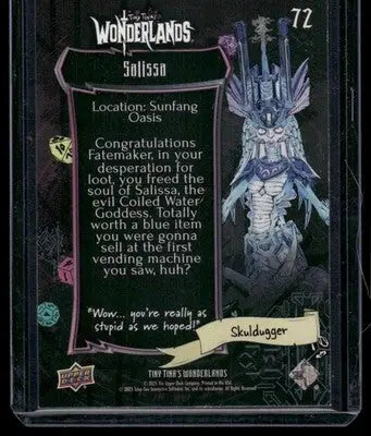 2025 Upper Deck Tiny Tina’s Wonderlands Salissa #72 - Other