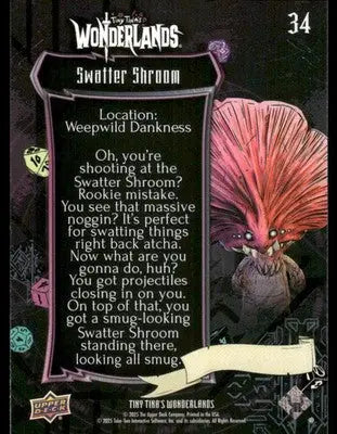 2025 Upper Deck Tiny Tina’s Wonderlands Swatter Shroom #34