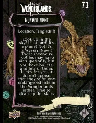 2025 Upper Deck Tiny Tina’s Wonderlands Wyvern Newt #73