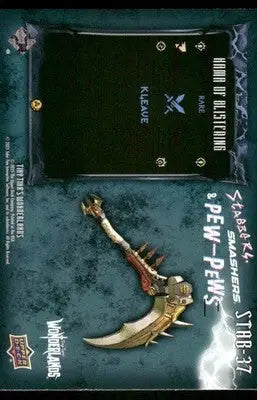2025 Upper Deck Warhammer Age of Sigmar Champions Kleave #STAB-37 - Other