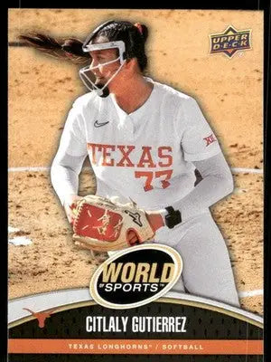 2025 Upper Deck World Sports Citlaly Gutierrez #213 / Softball - Baseball Card Single