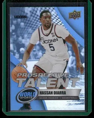 2025 Upper Deck World Sports Hassan Diarra #318 Blue Prospective Talent - Soccer Card Single