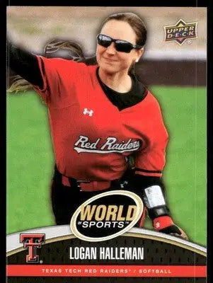 2025 Upper Deck World Sports Logan Halleman #239 Softball - Baseball Card Single