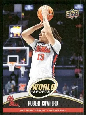 2025 Upper Deck World Sports Robert Cowherd #93 Basketball - Basketball Card Single