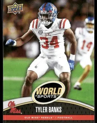 2025 Upper Deck World Sports Tyler Banks #87 / Football - Football Card Single