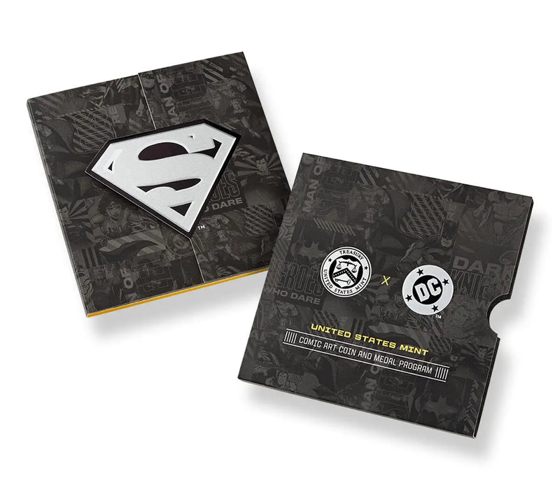 2025 US Mint Superman Comic Art One Ounce Silver Medal Coin - Coins & Currency