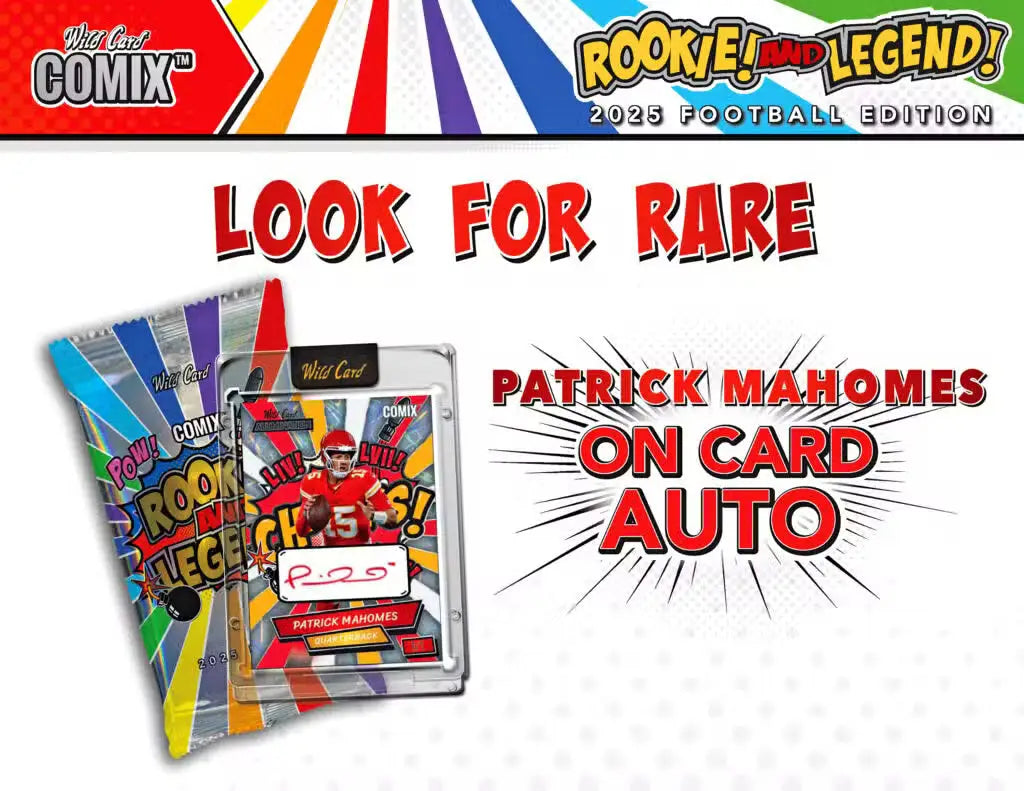 2025 Wild Card Comix Rookie & Legend Football Hobby | Columbia Sports Cards - Sports Card Hobby Boxes