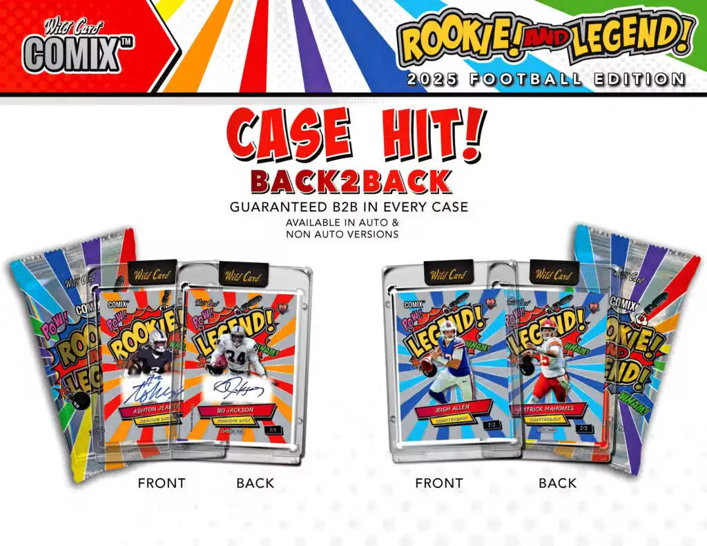 2025 Wild Card Comix Rookie & Legend Football Hobby | Columbia Sports Cards - Sports Card Hobby Boxes