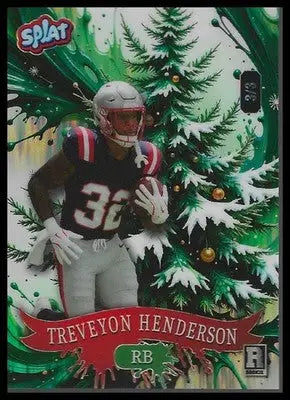 2025 Wild Card Splat #SCFCTc3-TH Trey’veyon Henderson Holiday-Shock Prizm 3/3