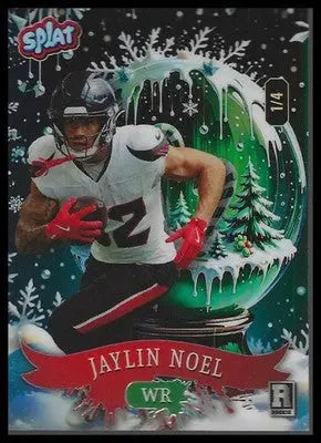 2025 Wild Card Splat #SCFSGb2-JN Jaylin Noel Holiday Globe 1/4 RC