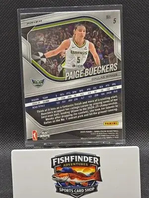 2025 WNBA Panini Prizm Paige Bueckers Blue Velocity RC #5 Wings - Basketball Card Single