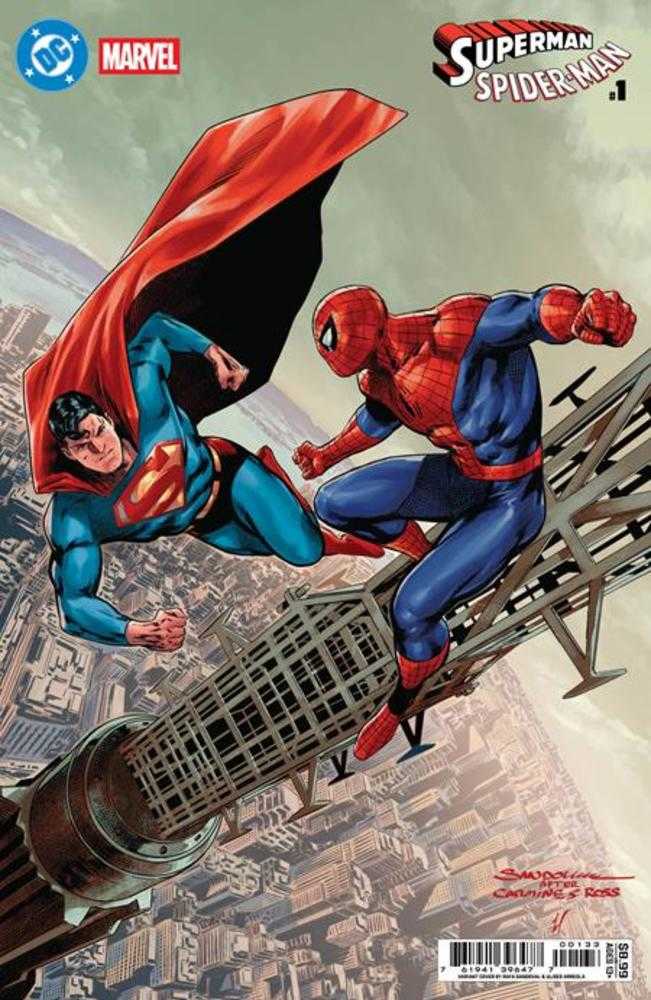 DC Marvel Superman Spider-Man #1 (One Shot) Cover S Rafa Sandoval Card Stock Variant