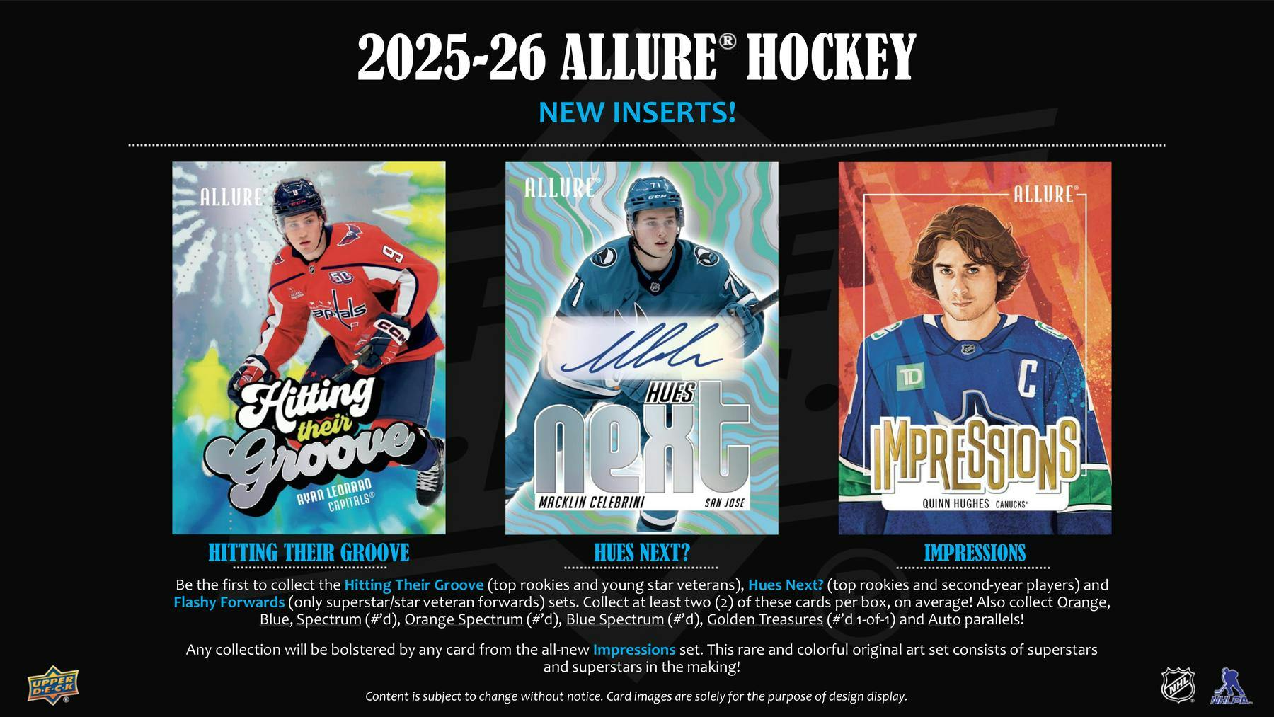 2025/26 Upper Deck Allure Hockey Hobby Box - Columbia Hobby - Sports Card Boxes - Toploaders - Card Savers