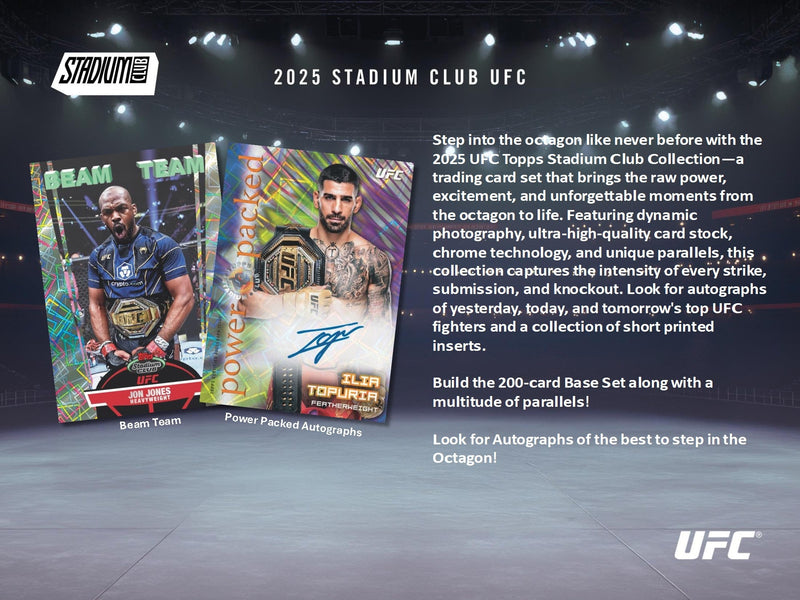 2025 Topps UFC Stadium Club Mega Box