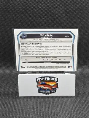 2026 1st Bowman - Chrome Prospects Luis Arana #BCP-72 Mojo Refractor (RC)