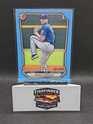 2026 Bowman 1st Bowman Kendry Chourio #BP-7 Sky Blue /499 Royals - Baseball Card Single