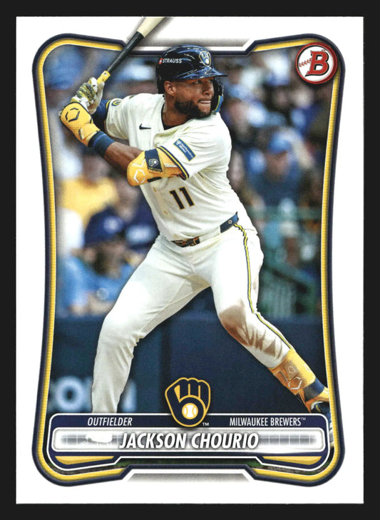 2026 Bowman #4 Jackson Chourio Milwaukee Brewers - Baseball Card Single
