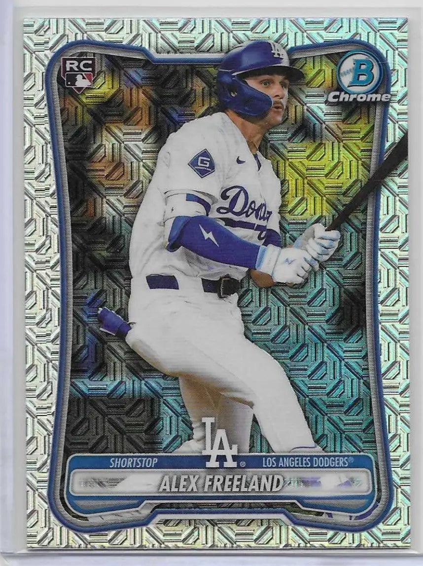 2026 Bowman #70 Alex Freeland Chrome Mojo Refractors (1499) - Baseball Card Single