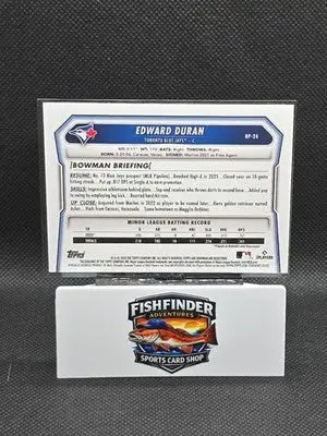 2026 Bowman Baseball 1st Bowman Edward Duran #BCP-24 Blue Scorecard /150 - Baseball Card Single