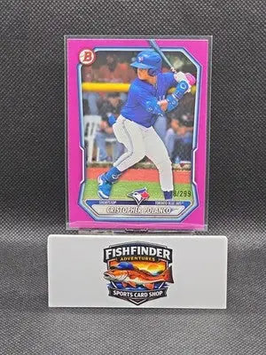 2026 Bowman Baseball Cristopher Polanco #BP-34 Fuchsia /299 - Baseball Card Single