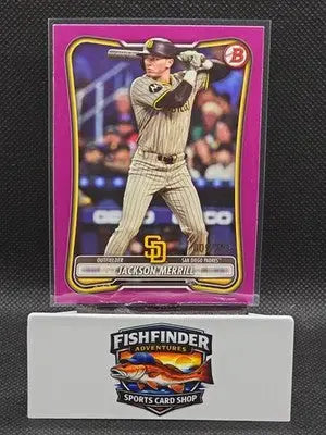 2026 Bowman Baseball-Jackson Merrill #50 Fuchsia /299 Padres - Baseball Card Single