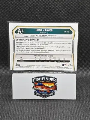 2026 Bowman Baseball Jamie Arnold #BP-112 Sky Blue /499 - Baseball Card Single