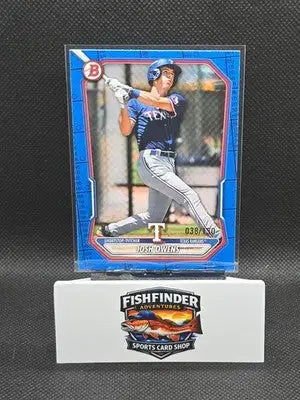 2026 Bowman Baseball Josh Owens #BP-62 Scorecard Blue /150 Rangers - Baseball Card Single