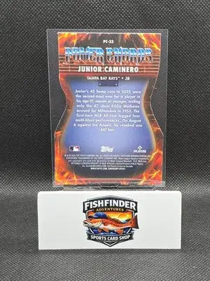 2026 Bowman Baseball Junior Caminero Power Chords Refractor Die Cut No.PC-23 - Baseball Card Single