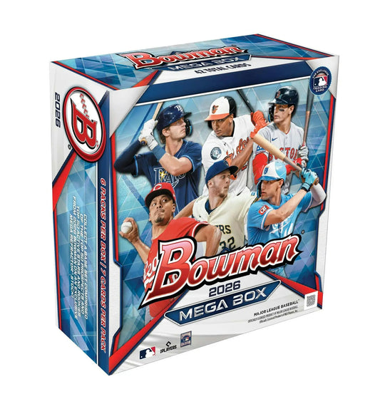 2026 Bowman Baseball Mega Box | Columbia Sports Cards - Sports Card Hobby Boxes