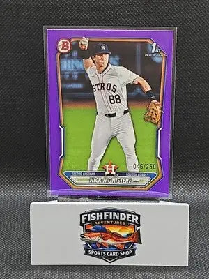 2026 Bowman Baseball Nick Monistere 1st Bowman #BP-103 Purple /250 Astros