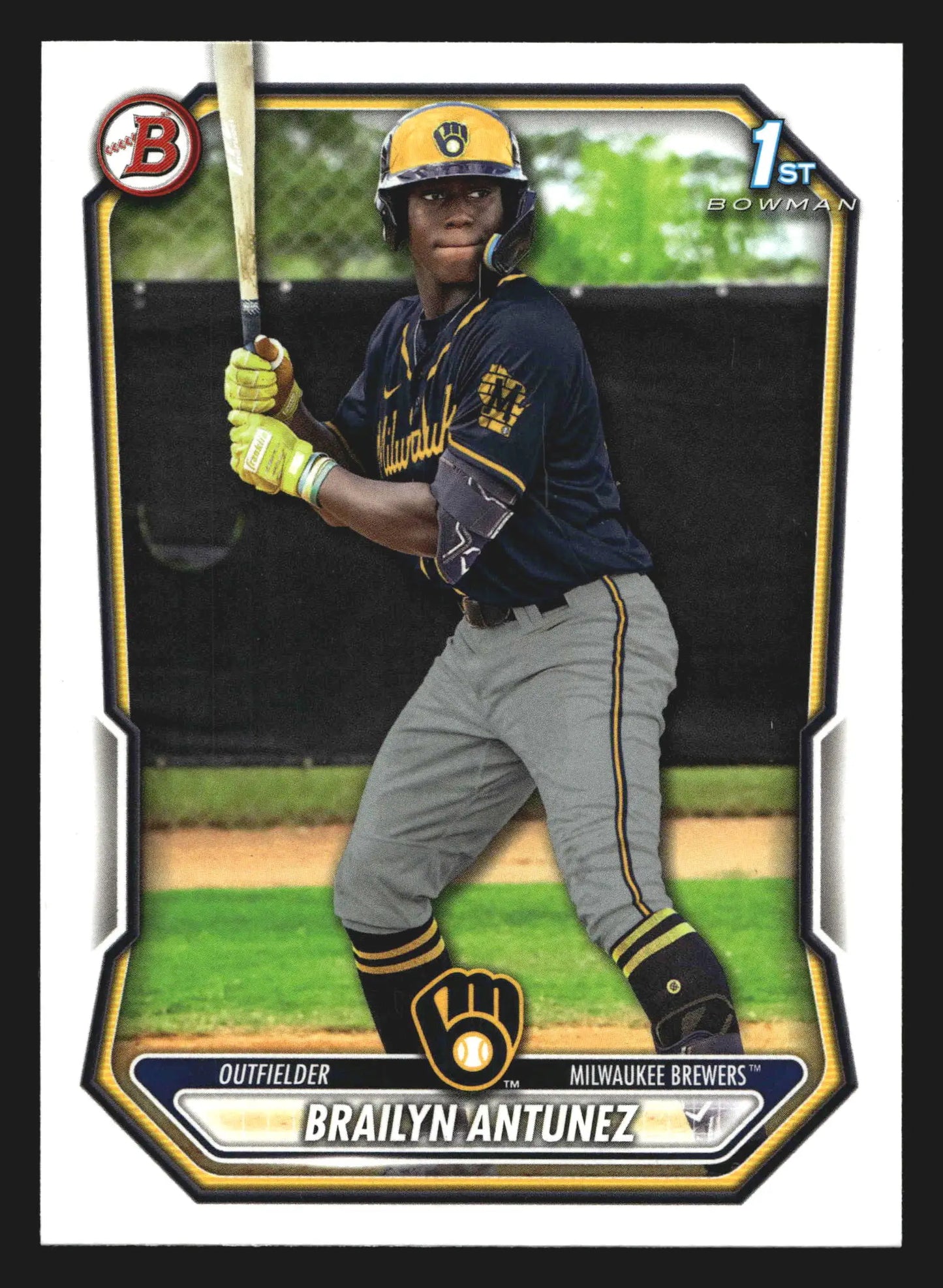 2026 Bowman #BP-41 Brailyn Antunez 1st Bowman Milwaukee Brewers Prospect - Baseball Card Single