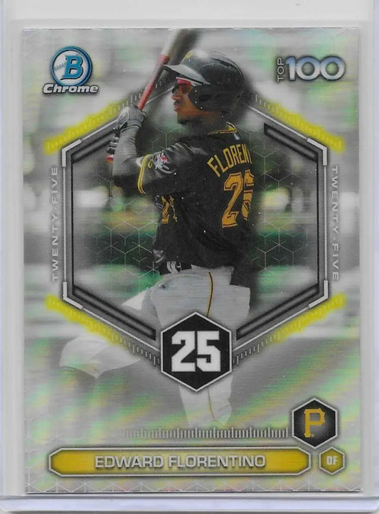 2026 Bowman #BTP-25 Edward Florentino Bowman Scouts’ Top 100 (1273) - Baseball Card Single