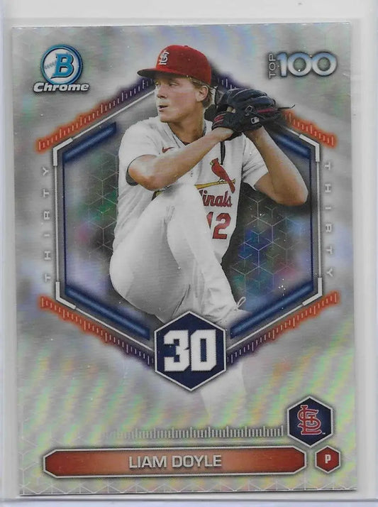 2026 Bowman #BTP-30 Liam Doyle Bowman Scouts’ Top 100 (1278) - Baseball Card Single