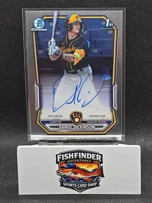 2026 Bowman Chrome 1st Bowman Daniel Dickinson Auto Brewers #CPA-DD - Baseball Card Single