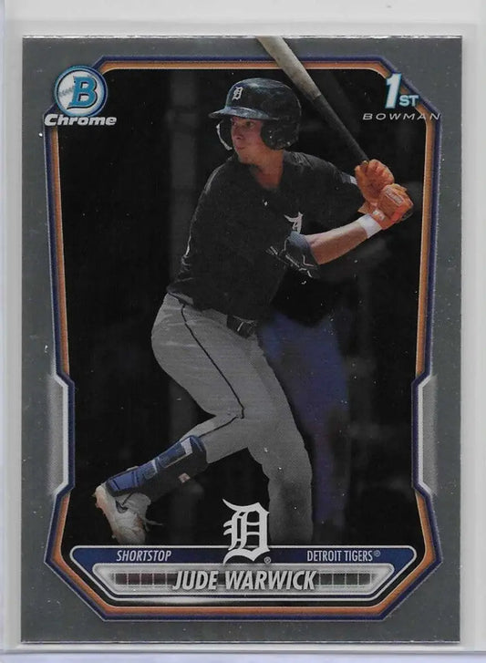 2026 Bowman Chrome 1st Bowman JUDE WARWICK #BCP-58 DETROIT TIGERS (1227) - Baseball Card Single