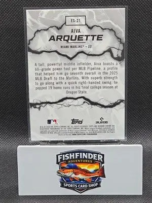 2026 Bowman Chrome Aiva Arquette Bowman Electric sluggers #ES-21 MARLINS - Baseball Card Single
