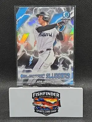 2026 Bowman Chrome Aiva Arquette Bowman Electric sluggers #ES-21 MARLINS - Baseball Card Single