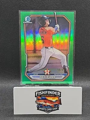 2026 Bowman Chrome Baseball Walker Janek #BCP-131 Green Refractor /99 Astros - Baseball Card Single