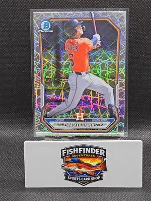 2026 Bowman Chrome Baseball Walker Janek Lazer Refractor #BCP-131 Astros - Baseball Card Single