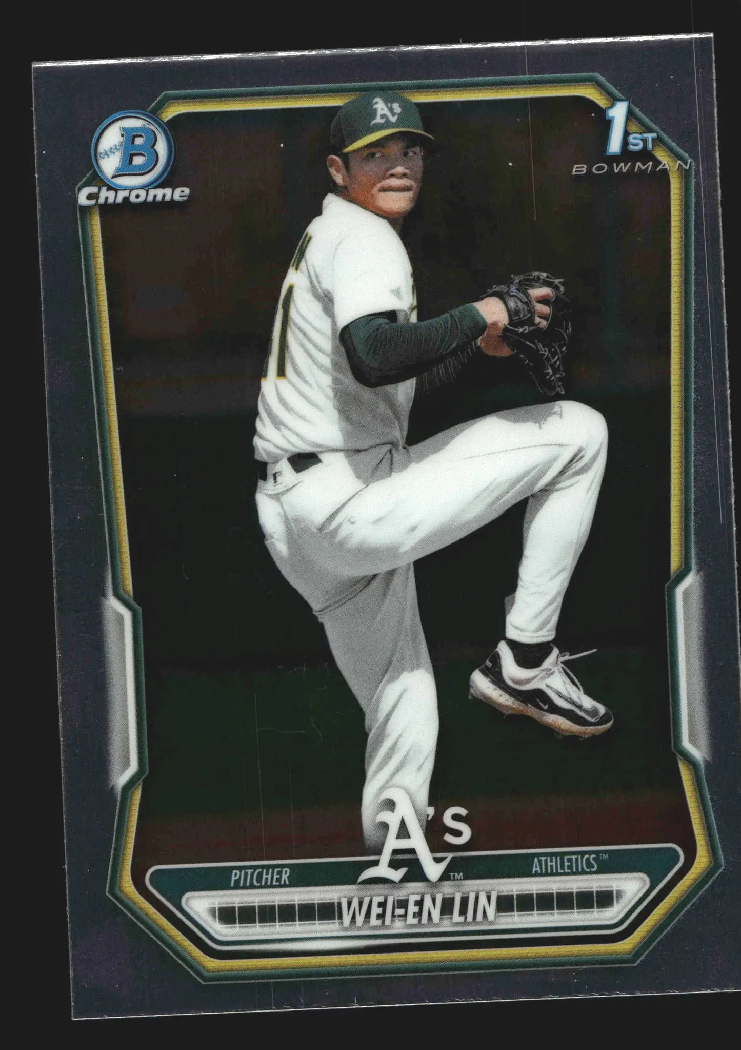 2026 Bowman Chrome #BCP-125 Wei-En Lin Athletics 1st Bowman