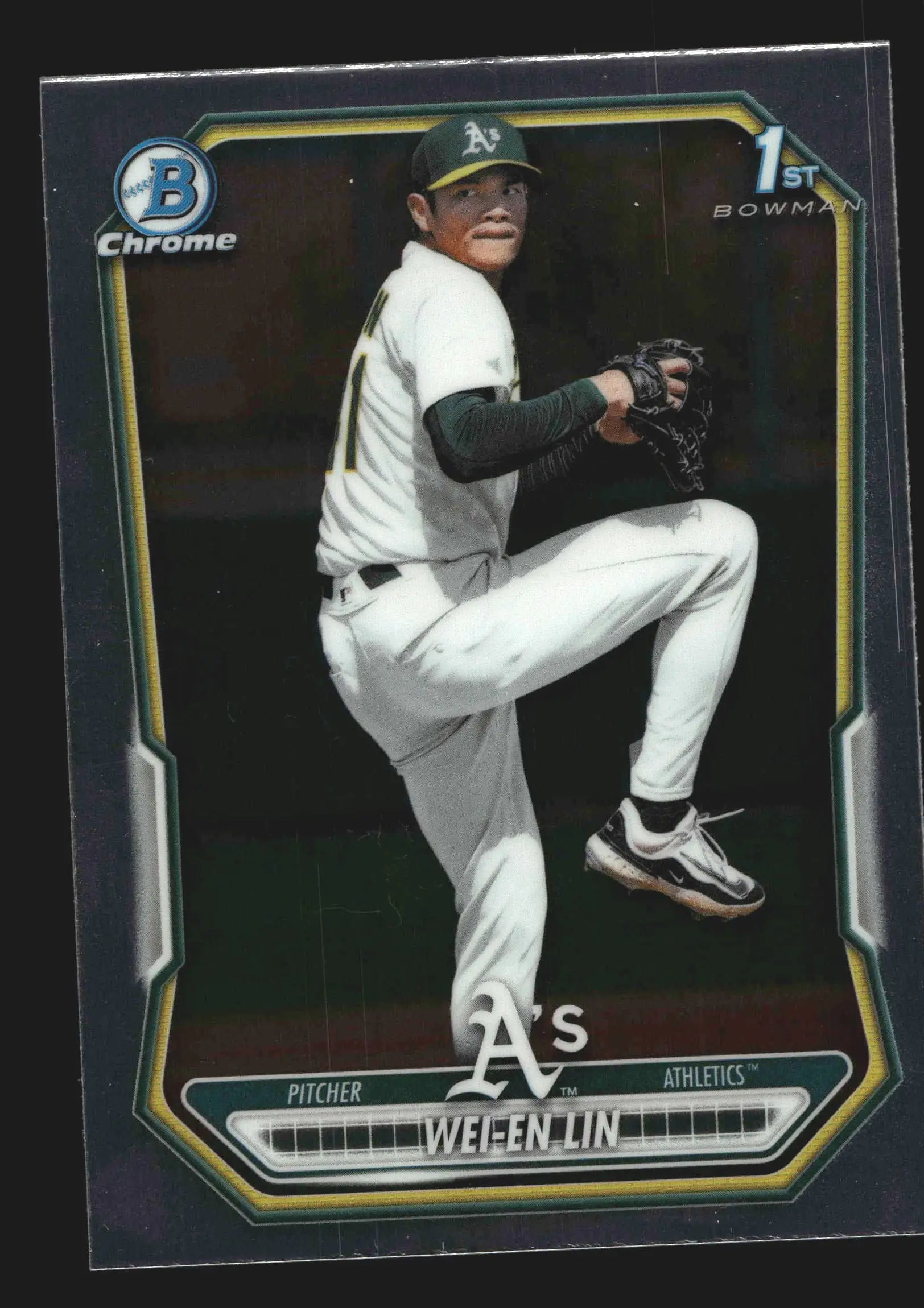 2026 Bowman Chrome #BCP-125 Wei-En Lin Athletics 1st Bowman