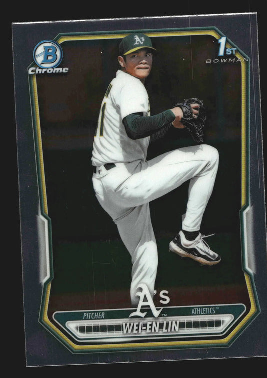 2026 Bowman Chrome #BCP-125 Wei-En Lin Athletics 1st Bowman