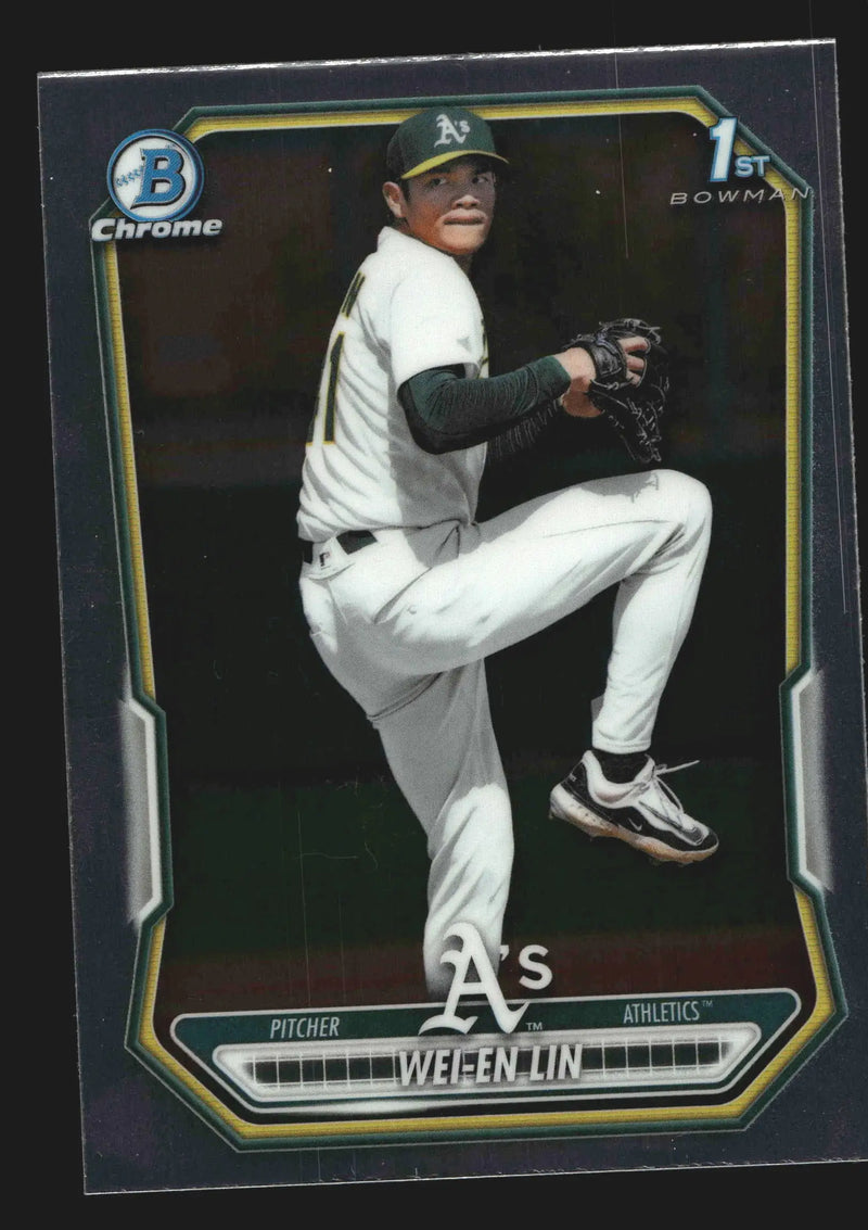 2026 Bowman Chrome #BCP-125 Wei-En Lin Athletics 1st Bowman