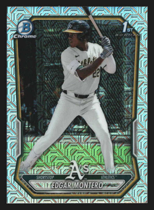 2026 Bowman Chrome #BCP-139 Edgar Montero Mega Box Mojo Refractor - Baseball Card Single
