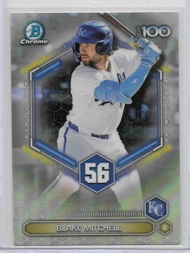 2026 Bowman Chrome Blake Mitchell Top 100 Kansas City Royals (1243 - Baseball Card Single