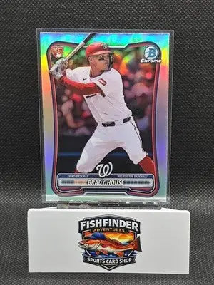 2026 Bowman Chrome Brady House Red Rookie Refractor #92 Nationals - Baseball Card Single
