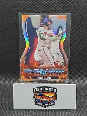 2026 Bowman Chrome Bryce Harper Power Chords #PC-7 Philadelphia Phillies - Baseball Card Single