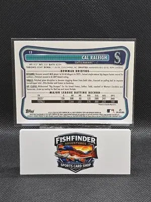 2026 Bowman Chrome Cal Raleigh #13 Mojo Refractor Seattle Mariners - Baseball Card Single